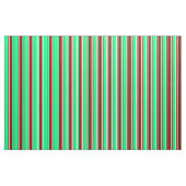 Grün, Dunkelrot und hellgelbes Muster Stoff (Fat Quarter (45,7 x 55,9 cm))
