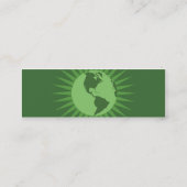 Grün - dünn mini visitenkarte (Rückseite)