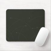 Grün, einfach, elegant, modern und abstrakt mousepad (Mit Mouse)