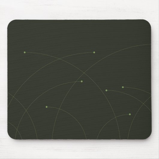 Grün, einfach, elegant, modern und abstrakt mousepad (Vorne)