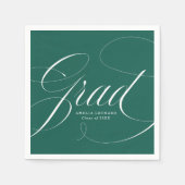 Grün | Eloquence Abschluss Serviette (Vorderseite)