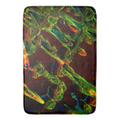 Grün entwässert badematte (Vorderseite Vertikal)