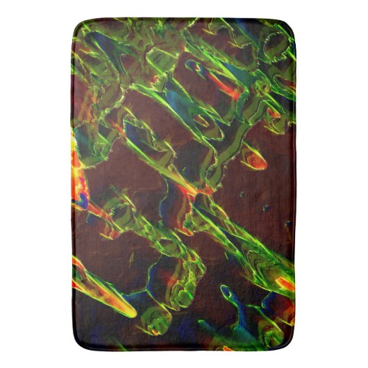 Grün entwässert badematte (Vorderseite Vertikal)