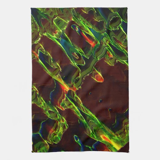 Grün entwässert geschirrtuch (Vertikal)