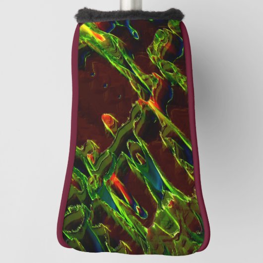 Grün entwässert golf headcover (Rotieren 90)