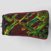 Grün entwässert golf headcover (Vorderseite)