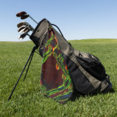 Grün entwässert golfhandtuch (Gras)