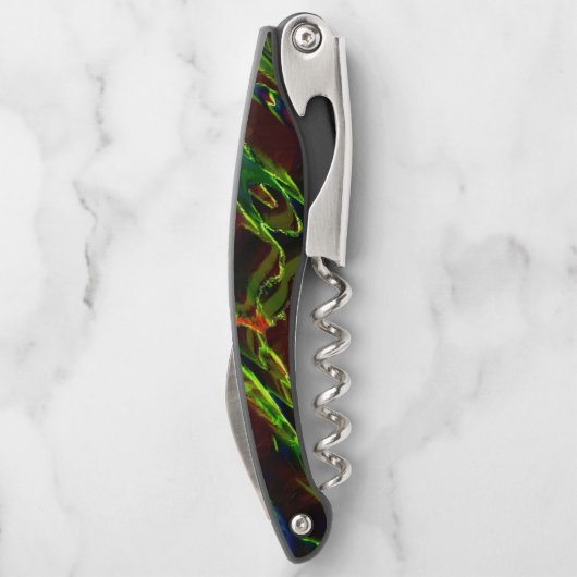 Grün entwässert kellnermesser (Rückseite)