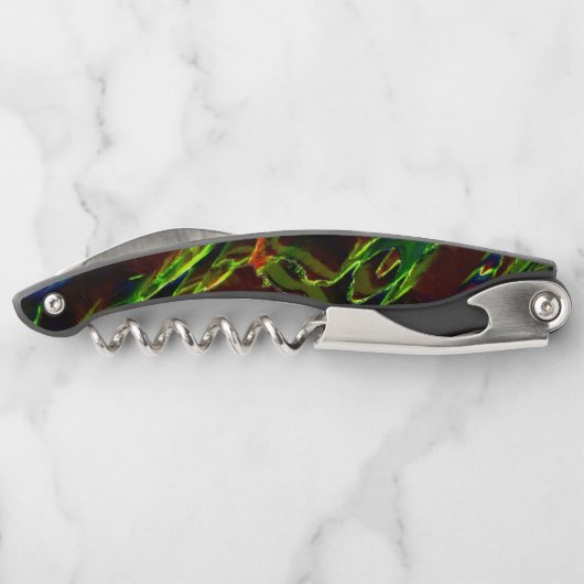 Grün entwässert kellnermesser (Rückseite)