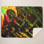 Grün entwässert sherpadecke (Vorderseite (Horizontal))