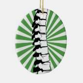 Grün-Explosions-Dorn-Verzierung Keramikornament (Rechts)