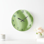 Grün färbende Zahlen Große Wanduhr (Zuhause)
