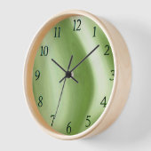 Grün färbende Zahlen Uhr (Winkel)