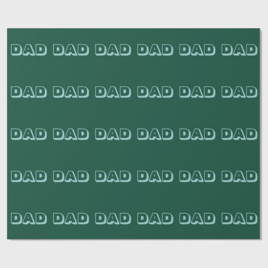 Grün farbiges Packpapier (Flach)