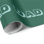 Grün farbiges Packpapier (Rolleneckpunkt)