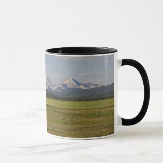 Grün-Felder und Rolling Hills mit Bergen Tasse (Rechts)