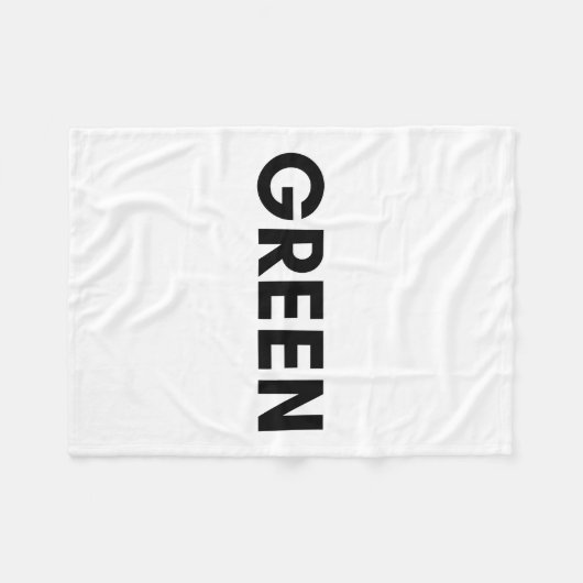 grün fleecedecke (Vorderseite (Horizontal))