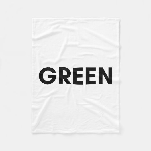 grün fleecedecke (Vorderseite)