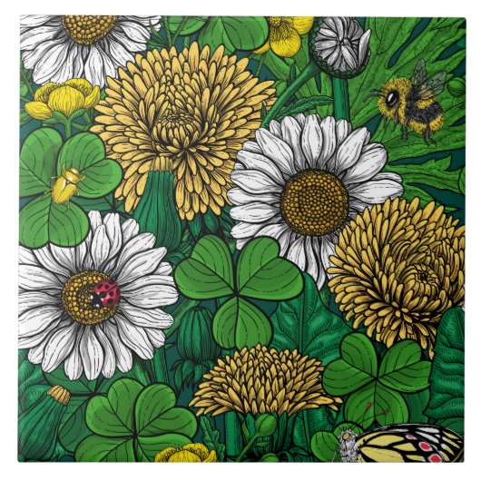 Grün Fliese (Vorderseite)