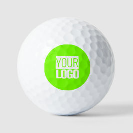 Grün fluoreszieren - Logo hinzufügen Golfball