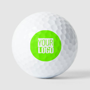 Grün fluoreszieren - Logo hinzufügen Golfball