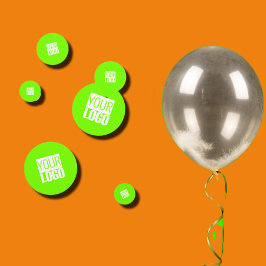 Grün fluoreszieren - Logo hinzufügen Konfetti