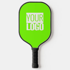 Grün fluoreszieren - Logo hinzufügen Pickleball Schläger