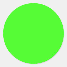 grün fluoreszierend runder aufkleber