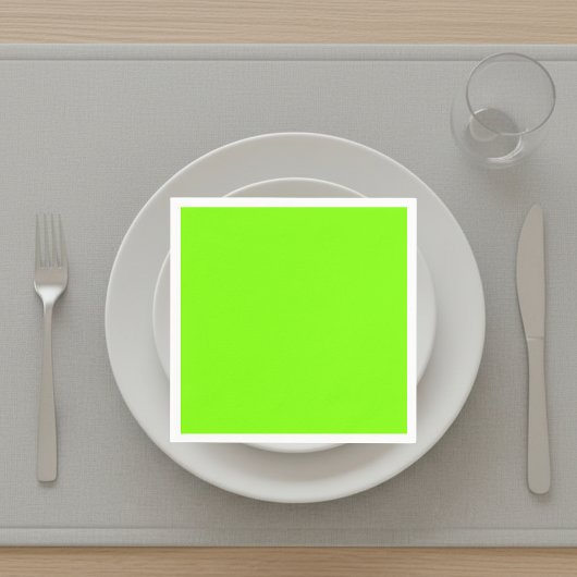 grün fluoreszierend serviette
