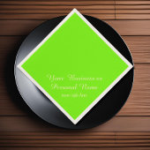 grün fluoreszierende Vollfarbe Serviette