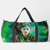 Grün-Frau Duffle Bag (Vorderseite)