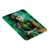 Grün-Frau Magnet (Rechte Seite)