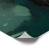 Grün-Frau Poster (Ecke)