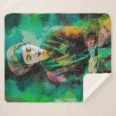 Grün-Frau Sherpadecke (Vorderseite (Horizontal))