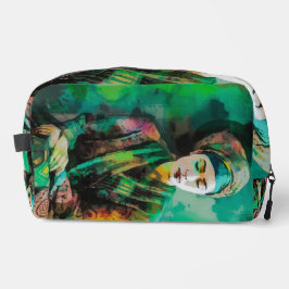 Grün-Frau Waschbeutel