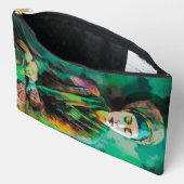 Grün-Frau Zubehörtasche (Offen)