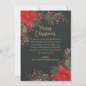 Grün frohe Weihnachten 1 Foto Botanische Grüne (Rückseite)