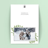 Grün frohe Weihnachten Botanisches Ein Foto