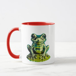 Grün-Frosch Tasse