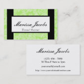 Grün führt persönlicher Assistenten-Visitenkarte Visitenkarte (Vorne/Hinten)