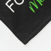 Grün für das Bewusstsein für psychische Gesundheit Fleecedecke (Ecke)