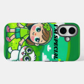 Grün für das Celebral Palsy Bewusstsein Case-Mate iPhone Hülle (Rückseite (Horizontal))