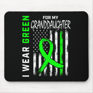 Grün für meine Enkelin Kidney Disease Awarenes Mousepad
