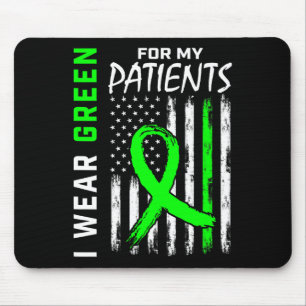 Grün für meine Patienten Nierenerkrankung Awarene Mousepad