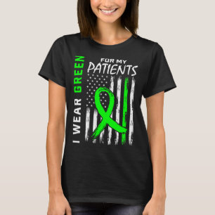 Grün für meine Patienten Nierenerkrankung Awarene T-Shirt