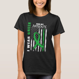 Grün für meine Patienten Zerebralparese-Bewusstsei T-Shirt