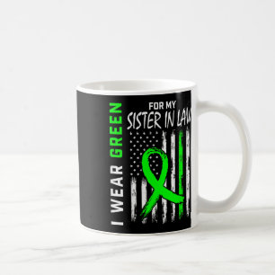 Grün für meine Schwester im Jura Kidney Disease Aw Kaffeetasse