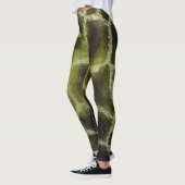 Grün für tierische Olive Leggings (Links)