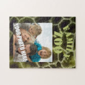 Grün für tierische Olive Puzzle (Horizontal)