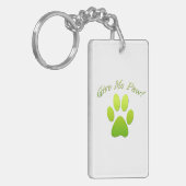 Grün geben schlüsselanhänger (Vorderseite links)